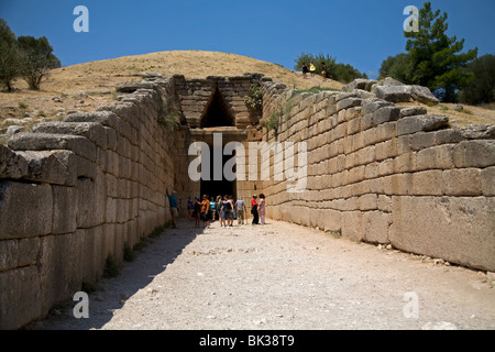 Mykene Pelopennese Griechenland Stockfoto