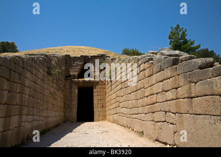 Mykene Pelopennese Griechenland Stockfoto