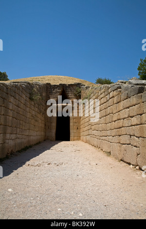 Mykene Pelopennese Griechenland Stockfoto