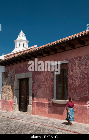 Kolonialbauten, UNESCO-Weltkulturerbe, Antigua, Guatemala, Mittelamerika Stockfoto
