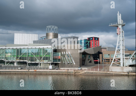 Lowry Centre Kunstgalerie und Theater, Salford Quays, größere Manchester, UK Stockfoto