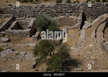 Mykene Pelopennese Griechenland Stockfoto