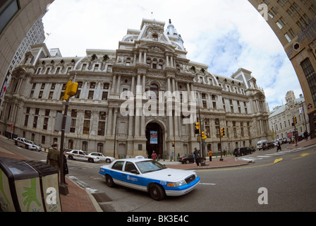 Philadelphia City Hall, Market Street im Zentrum der Stadt Philadelphia, PA Stockfoto