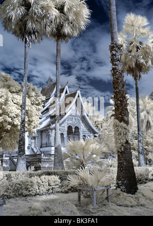 Wat Po Pha Bang, Luang Prabang, Laos Stockfoto