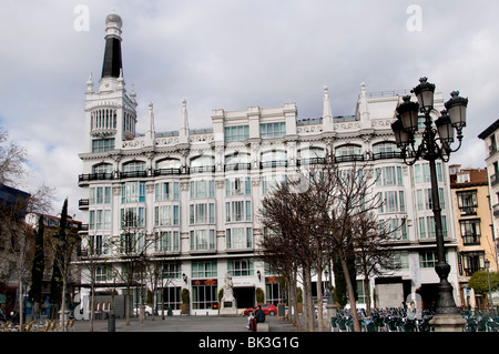 Madrid Spanien Spanisch Plaza de Santa Ana Stockfoto