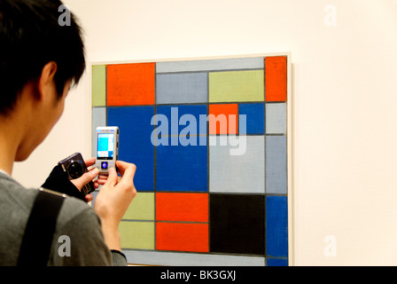 Zusammensetzung C, 1920, von Piet Mondrian, Niederländisch, MOMA, Museum of Modern Art in New York City Stockfoto