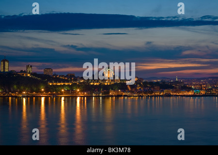 St. Lawrence River View vor Quebec City, Kanada Stockfoto