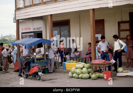 Obst und Gemüse Markt im Dorf San Ignacio, Belize Stockfoto