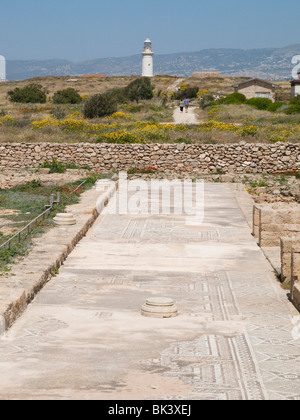 Paphos archäologische Park, Zypern Europa Stockfoto