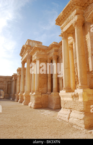 Theater in den Ruinen von Palmyra archäologische Stätte, Tadmur, Syrien, Asien Stockfoto