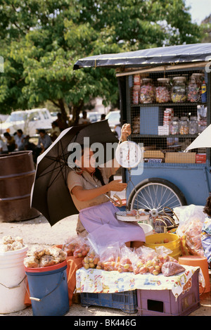 Marktplatz in Belize, Mittelamerika Stockfoto