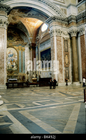 Maria Degli Angeli e dei Martiri ist eine einzigartige Kirche in Rom Italien es durch Michelangelo & es entworfen wurde errichtet im Roman Stockfoto