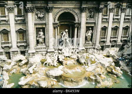 Trevi-brunnen in Rom, Italien Stockfoto