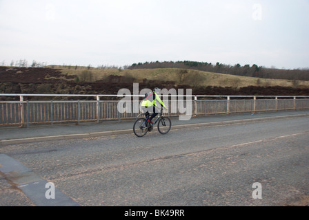 Person mit dem Fahrrad Stockfoto