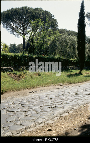 Die Via Appia - Rom, Italien Stockfoto