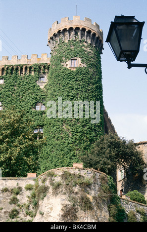 15. Jahrhundert Orsini Schloss Odescalchi in Bracciano, Italien Stockfoto