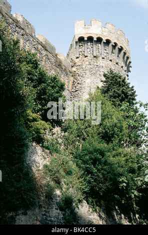 15. Jahrhundert Orsini Schloss Odescalchi in Bracciano, Italien Stockfoto