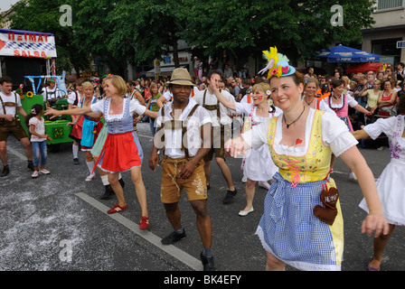 Karneval der Kulturen, Karneval der Kulturen, jährlichen berühmten Streetparade auf Pfingsten, Bezirk Kreuzberg, Berlin, Deutschland, Europa Stockfoto