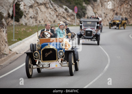 Oldtimer-Rennen in Sitges Stockfoto