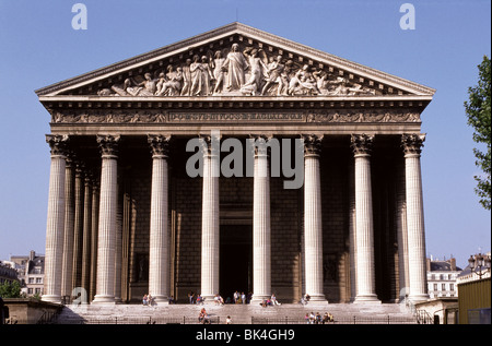 Die Kirche La Madeleine in Paris, Frankreich Stockfoto