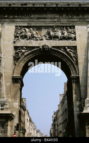 Porte Saint-Denis, Paris, Frankreich Stockfoto