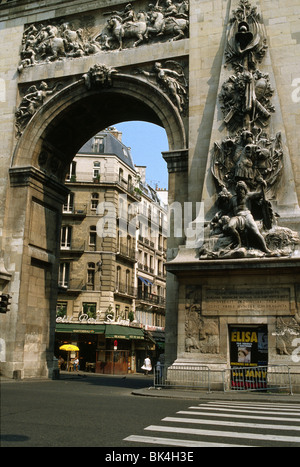 Porte Saint-Denis, Paris Stockfoto