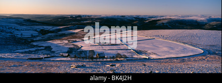 Overstones Bauernhof, Winter Stockfoto