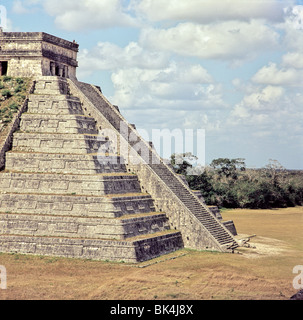 El Castillo Pyramide in Chichen Itza, Mexiko Stockfoto