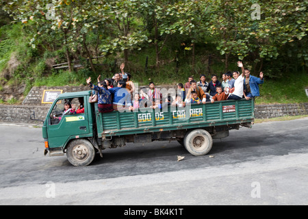 Eine Reihe von Bildern geschossen während der Reise in Bhutan Stockfoto