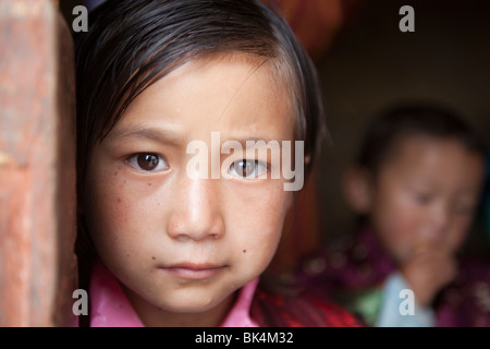 Eine Reihe von Bildern geschossen während der Reise in Bhutan Stockfoto