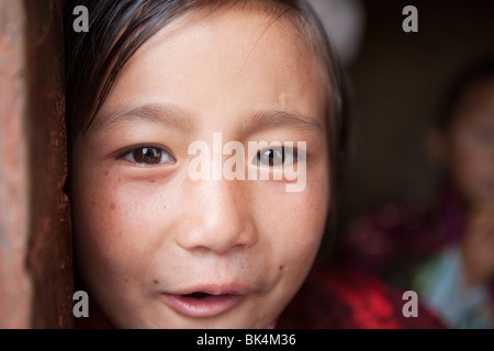 Eine Reihe von Bildern geschossen während der Reise in Bhutan Stockfoto