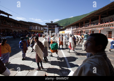 Eine Reihe von Bildern geschossen während der Reise in Bhutan Stockfoto