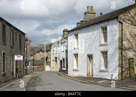 Main Street, in dem Dorf Ingleton, North Yorkshire, England UK Stockfoto