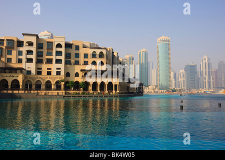 Souk Al Bahar, Downtown Burj Dubai, Dubai, Vereinigte Arabische Emirate, Naher Osten Stockfoto