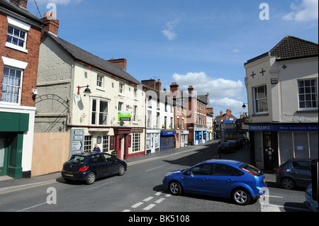 Die Stadt von Wem im Norden Shropshire uk Stockfoto