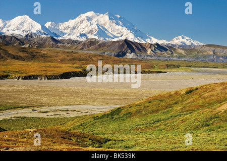 Mount McKinley, Denali Nationalpark und Reservat, Alaska, USA Stockfoto