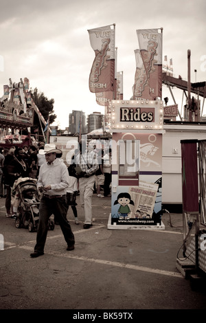 Szene aus der Calgary Stampede Stockfoto