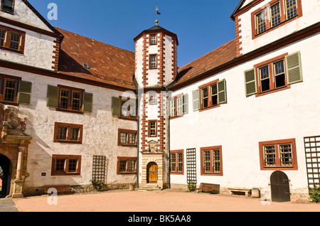 Schloss Wilhelmsburg in der historischen Stadt Schmalkalden Thüringen Stockfoto