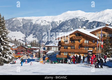 Courchevel 1850 Skigebiet Tre Valli (Les Trois Vallees), Savoie, Alpen, Frankreich, Europa Stockfoto