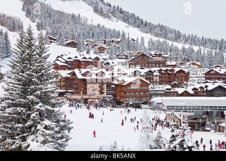 Courchevel 1850 Skigebiet Tre Valli (Les Trois Vallees), Savoie, Alpen, Frankreich, Europa Stockfoto