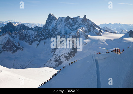 Chamonix-Mont-Blanc, Chamonix, Haute Savoie, Französische Alpen, Frankreich, Europa Stockfoto