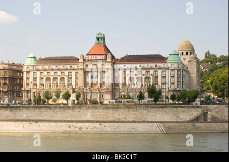 Art-Deco-Hotel Gellert auf der Donau, Budapest, Ungarn, Europa Stockfoto