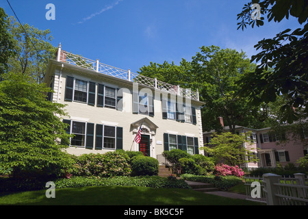 Federal Style Collins-Haus bei 620 Hope Street in Bristol, Rhode Island, Vereinigte Staaten von Amerika, Nordamerika Stockfoto