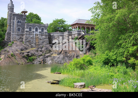 Schloss Belvedere, Central Park, New York City, New York, Vereinigte Staaten von Amerika, Nordamerika Stockfoto