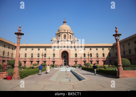 Sekretariat North Block, Büros für Regierung Minister, New Delhi, Indien, Asien &#10; Stockfoto