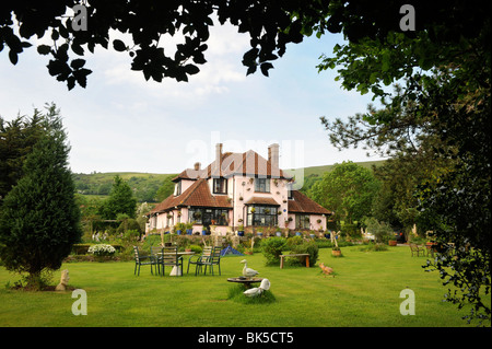 Schwankend Down House in das Dorf des Kreuzes, Somerset - ehemalige Wohnhaus des verstorbenen Frankie Howerd Stockfoto