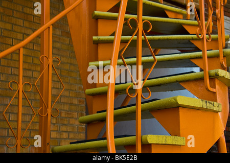 Typische Treppe Montreal Stockfoto