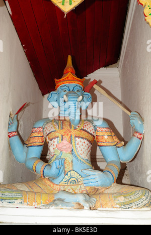 Hindu Gott Ganesh in Wat Phrathat Doi Suthep Tempel, Thailand, Südostasien Stockfoto