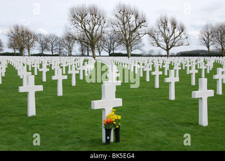 US-Soldatenfriedhof und Gedenkstätte Margraten in der Nähe von Maastricht, Niederlande Stockfoto