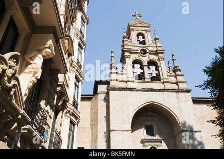 Kirche San Vicente, Bilbao, Baskisches Land, Spanien, Europa Stockfoto